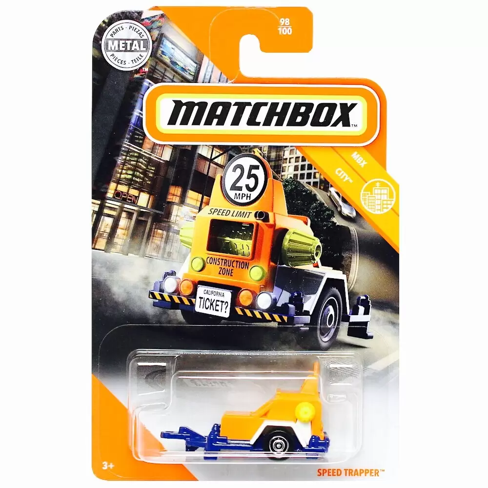 Matchbox - MATCHBOX MBX CITY SERIES - (#98/100) Speed Trapper