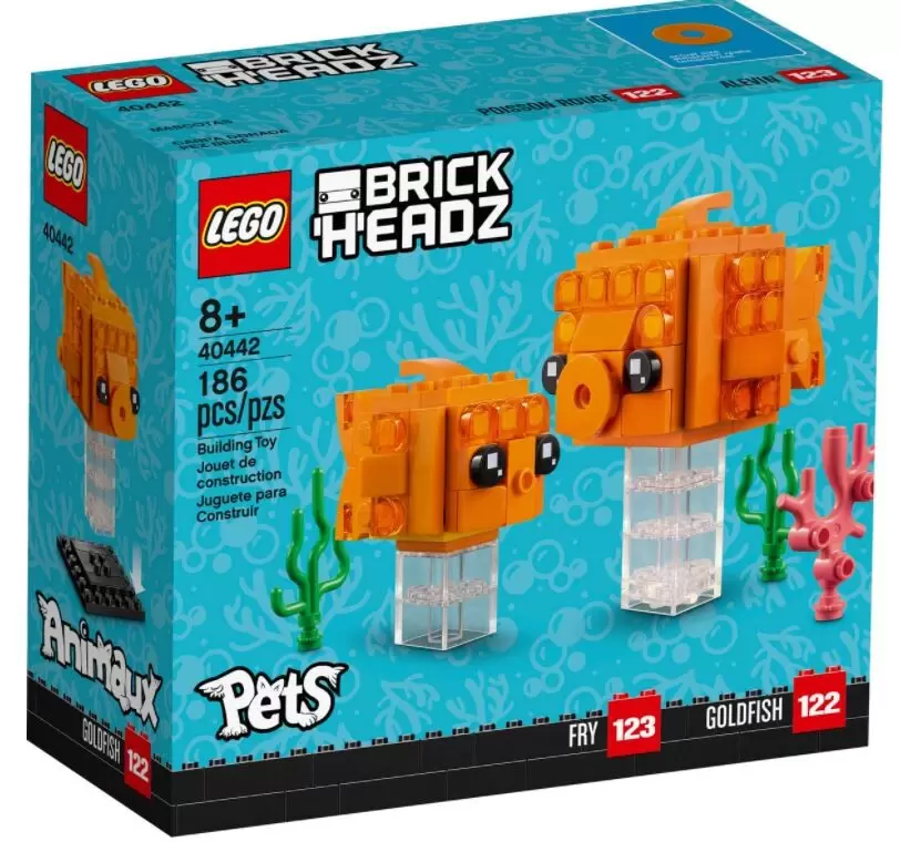 LEGO BrickHeadz - 122 & 123 - Goldfish & Fry