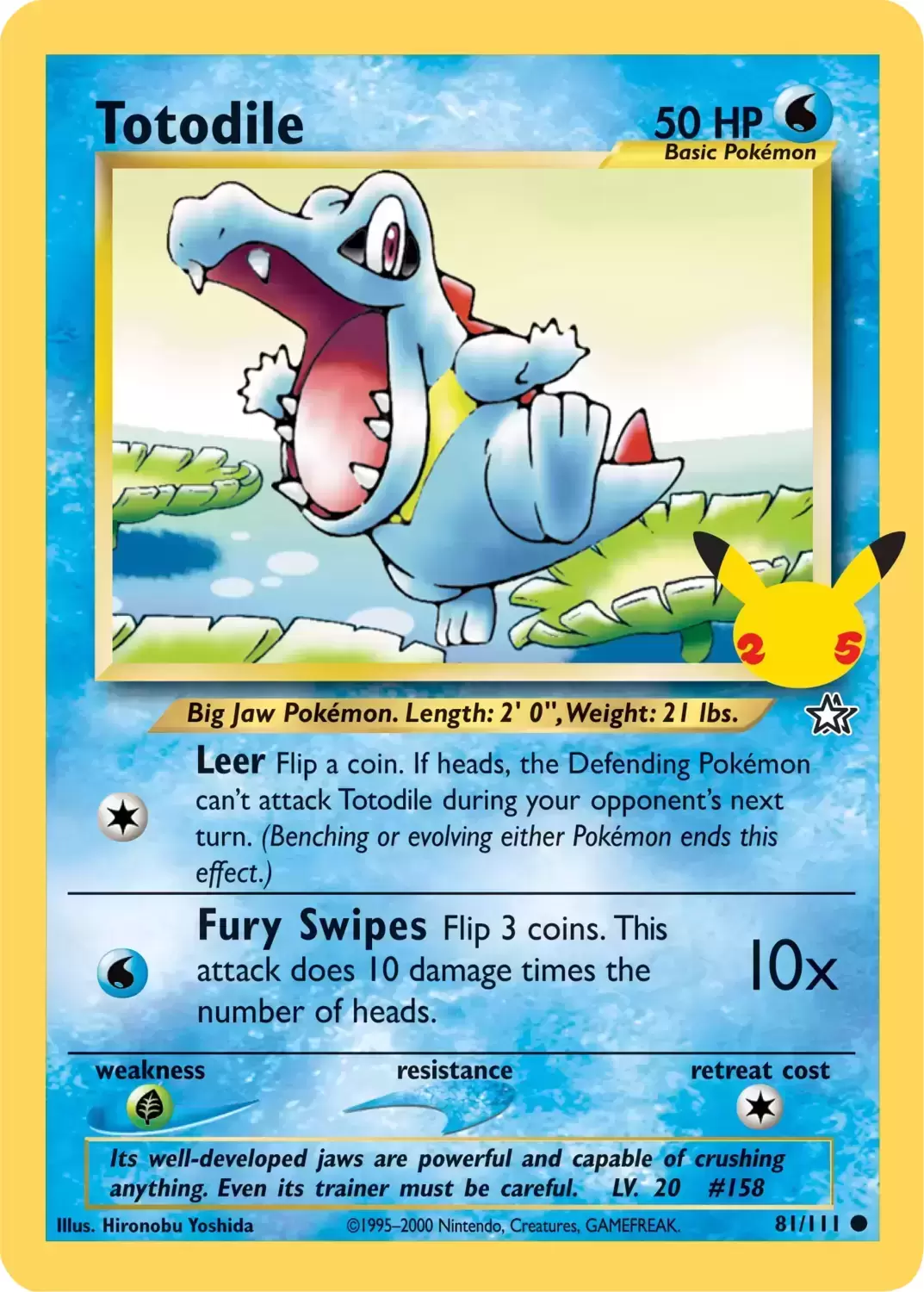 First Partner Pack - Jumbo Cards - Totodile