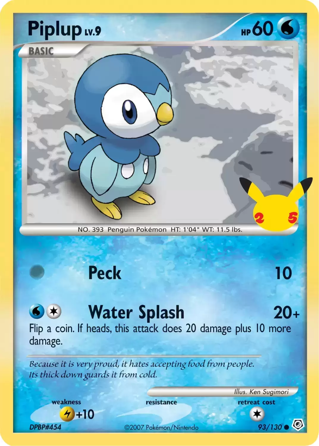 First Partner Pack - Jumbo Cards - Piplup
