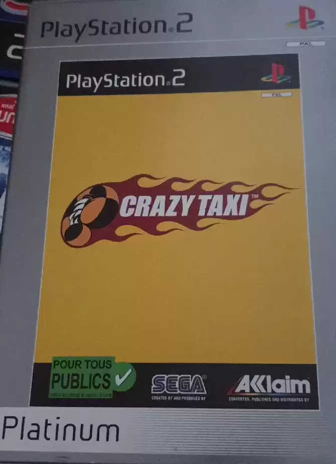 Jeux PS2 - Crazy Taxi Platinum