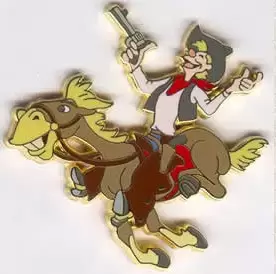 Chip & Dale’s Wild Wild West Pin Adventure Pin Collection - Chip & Dale’s Wild Wild West Pin Adventure - Western Love Story 6-pin set - Pecos Bill