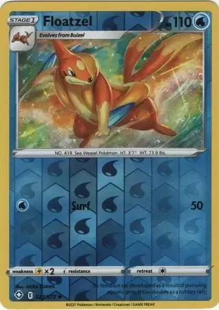 Shining Fates - Floatzel Reverse