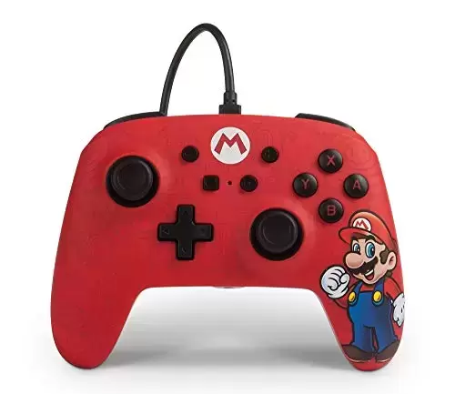 Matériel Nintendo Switch - Manette Filaire : Mario