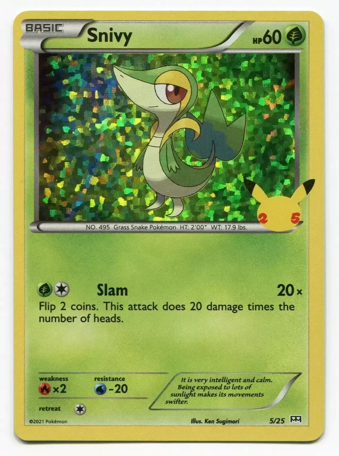 McDonald\'s Collection 2021 - Snivy Holo