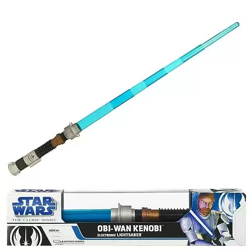 Sabres Laser - The Clone Wars - Obi-Wan Kenobi Electronic Lightsaber