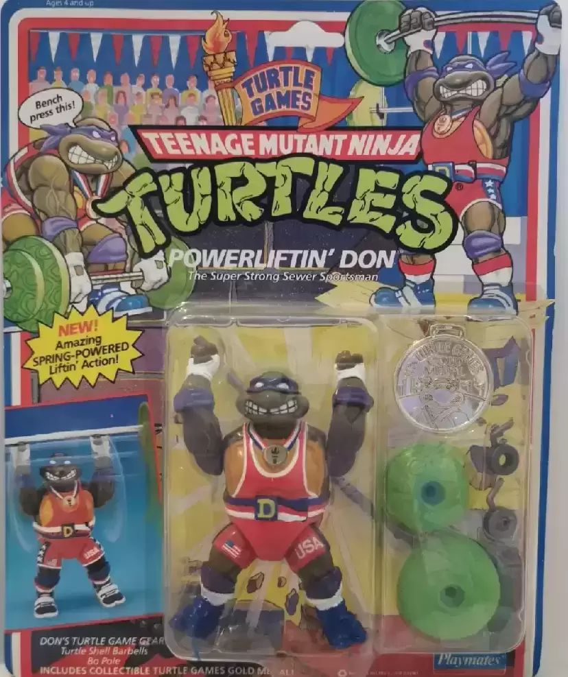 Les Tortues Ninja (1988 à 1997) - Turtle Games (Powerliftin’ Don)