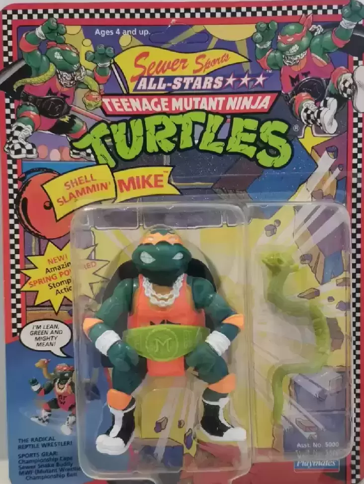 Vintage Teenage Mutant Ninja Turtles (TMNT) - Sport Turtles (Shell slammin’ Mike)