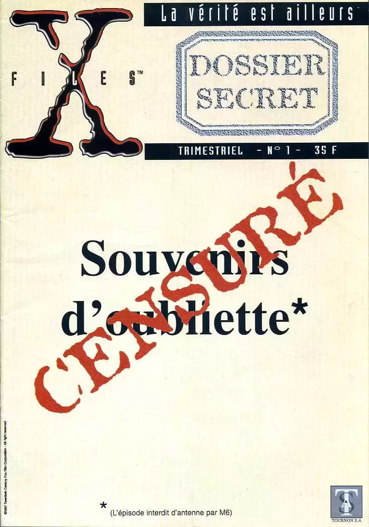 X-Files - Dossier secret - Souvenirs d\' oubliette
