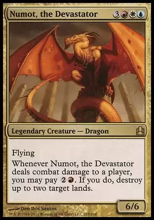 Commander 2011 - Numot, le dévastateur