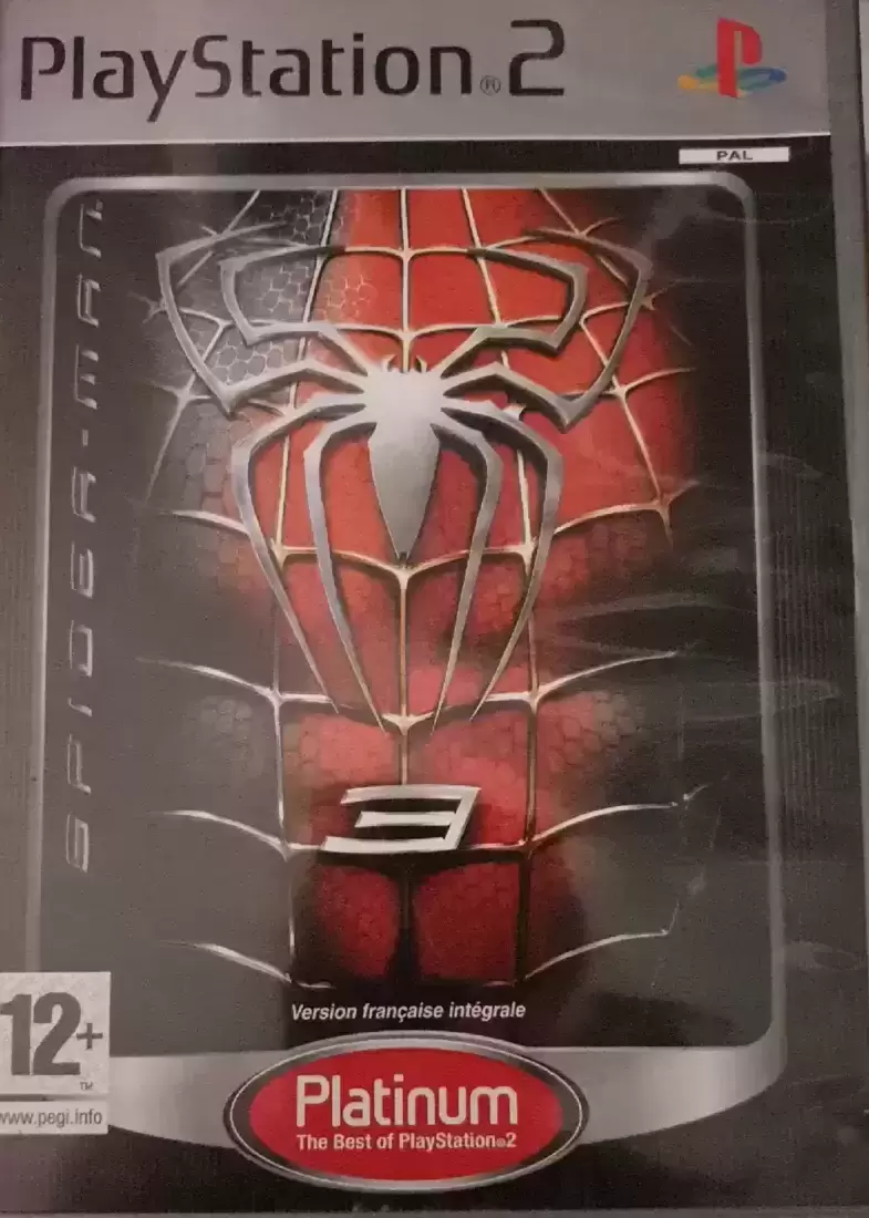 Jeux PS2 - Spider Man 3 - platinum