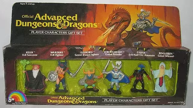 LJN - Advanced Dungeons And Dragons - Player Characters Gift Set