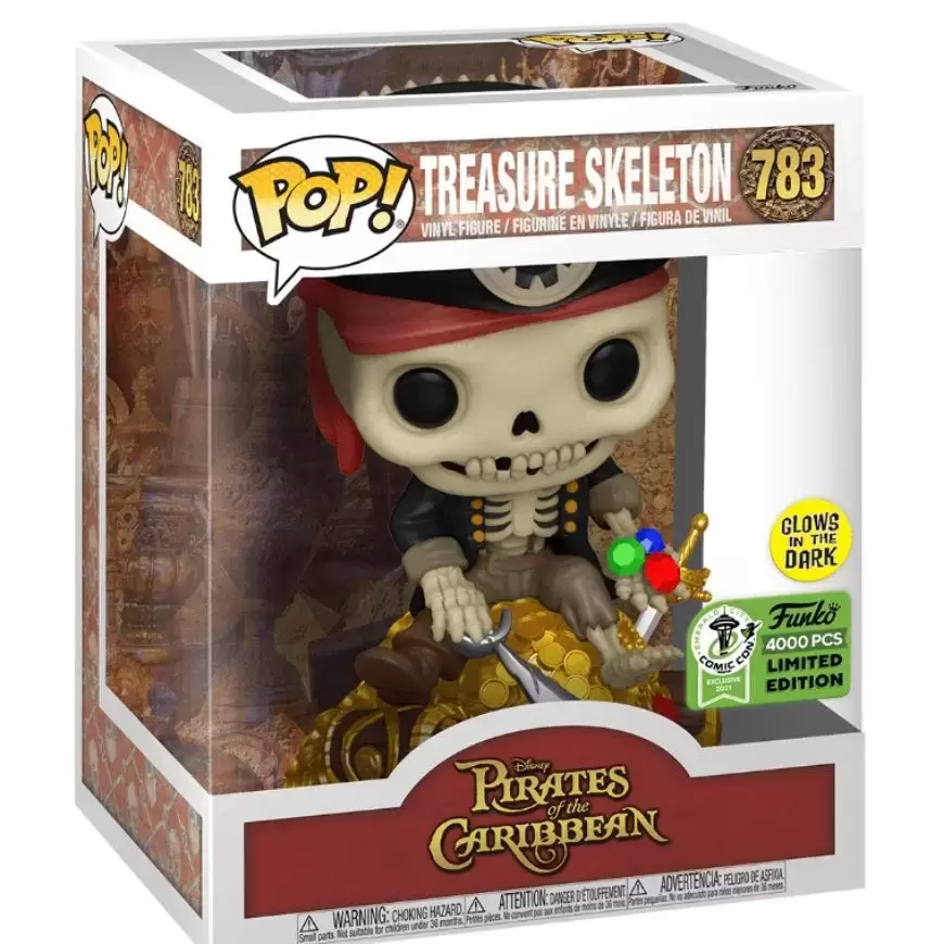 POP! Disney - Pirates Of The Caribbean - TReasure Skeleton GITD