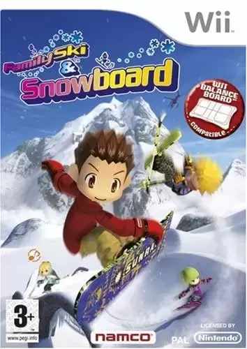 Nintendo Wii Games - Family Ski & Snowboard