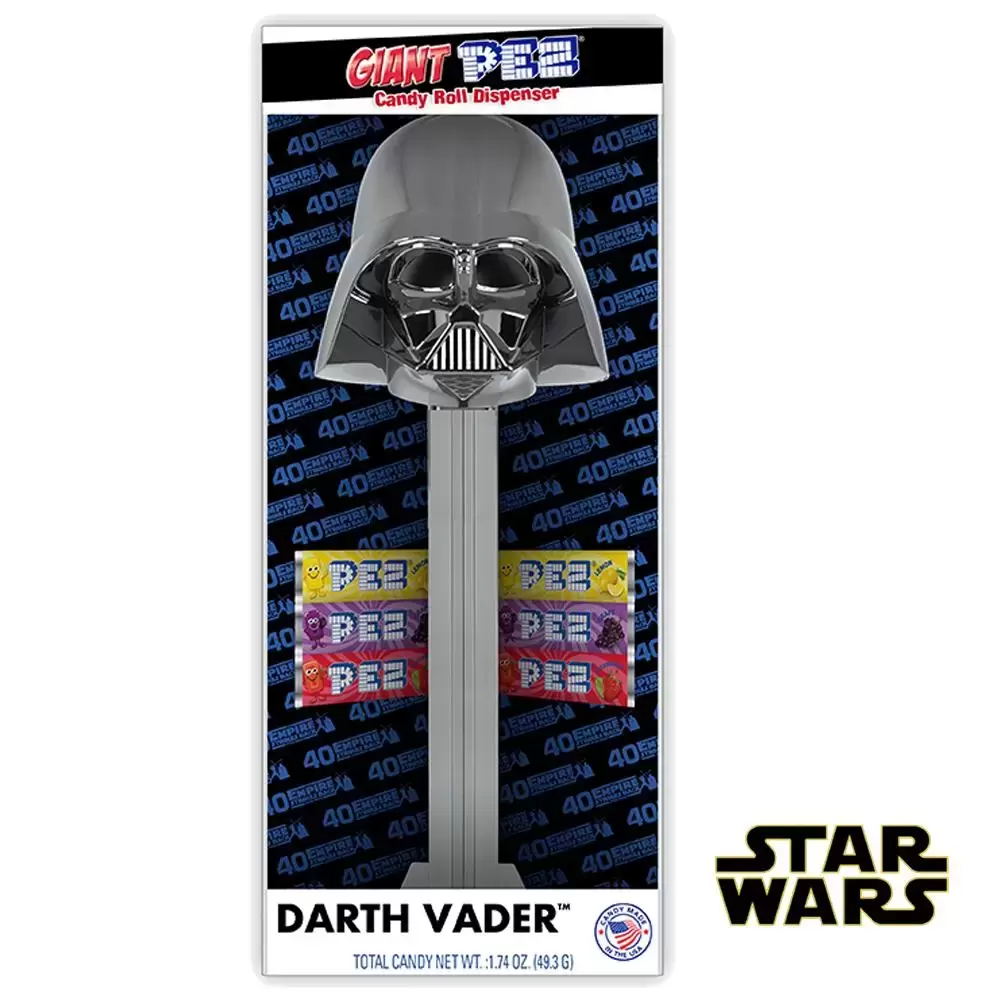 PEZ - Giant Darth Vader PEZ 40th Anniversary Empire Strikes Back