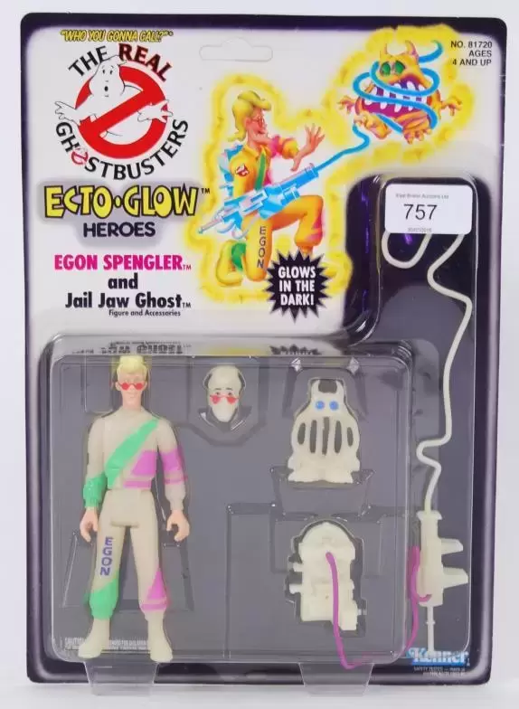 Kenner - The Real Ghostbusters - Egon Spengler - Ecto-Glow