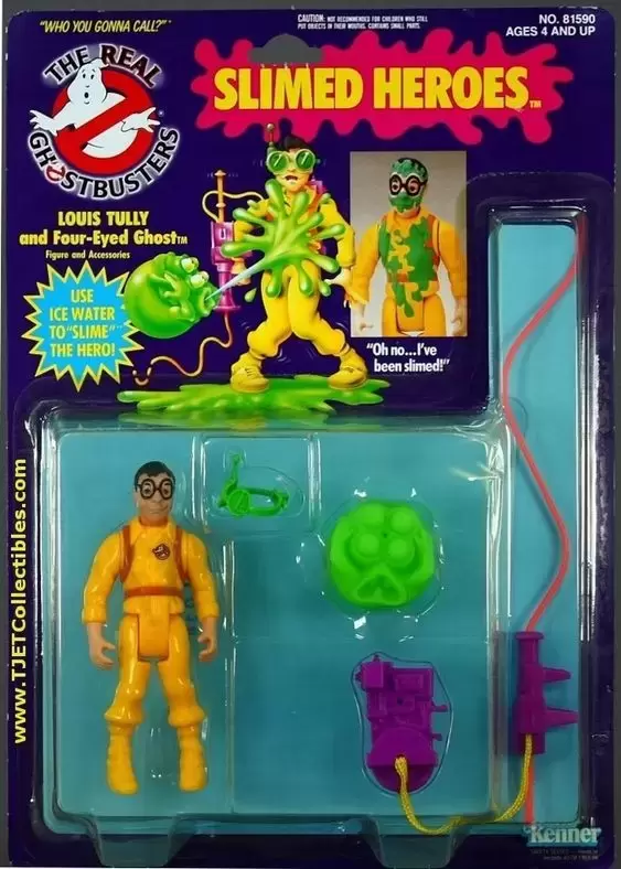 Kenner - The Real Ghostbusters - Louis Tully - Slimed Heroes