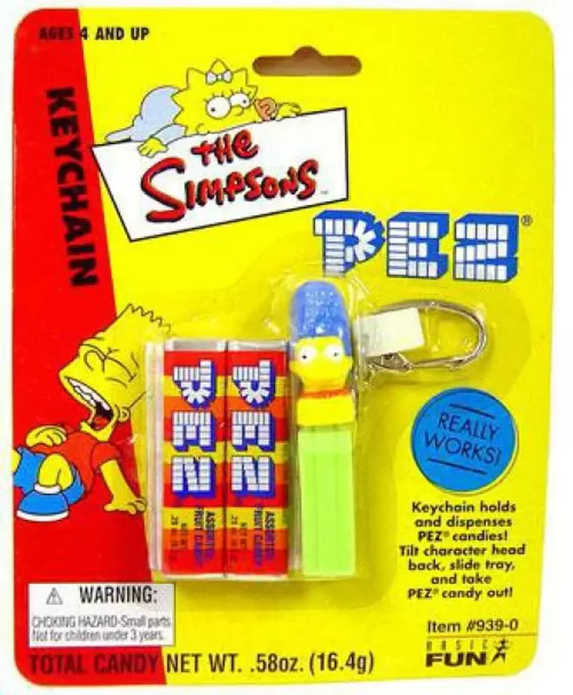 PEZ - Marge Simpson Keychain