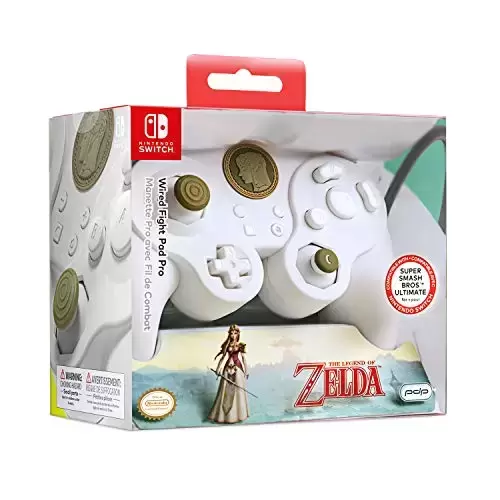 Matériel Nintendo Switch - Manette Smash - Zelda blanc