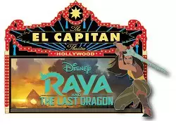 Disney El Capitan Marquee Pins - El Capitan Marquee - Raya and the Last Dragon