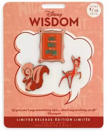 Disney Wisdom - Disney Wisdom Pin Set - Bambi