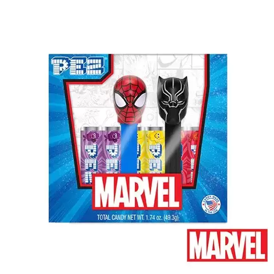 PEZ - Marvel Gift Set (Spider-Man & Black Panther)