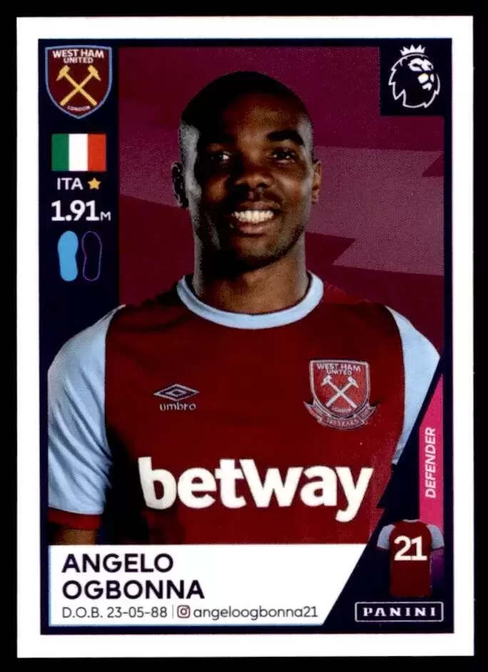 A. Ogbonna  West Ham United F.C.