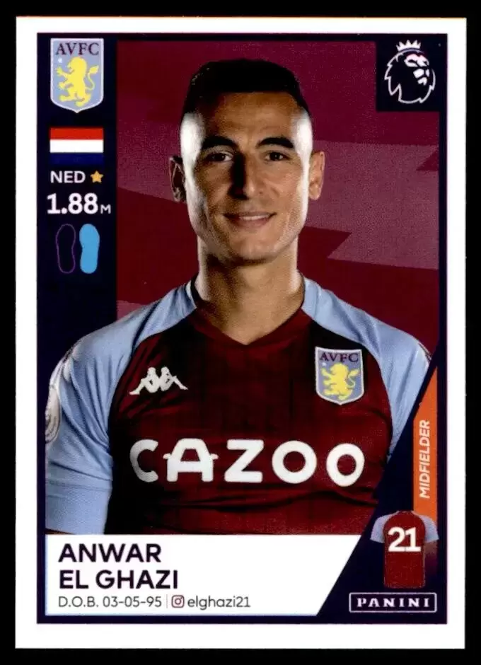 Premier League 2021 - Anwar El Ghazi - Aston Villa