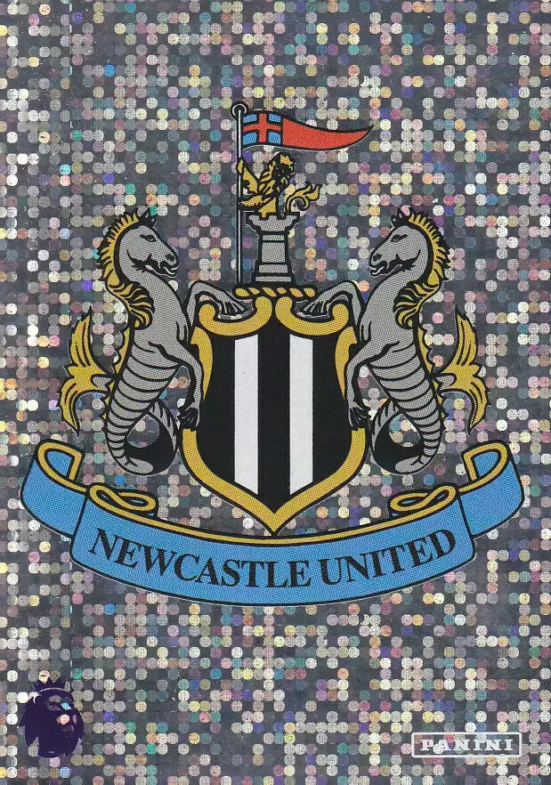 #405 Newcastle United Shiny Badge Sticker Premier League 2020 Panini 