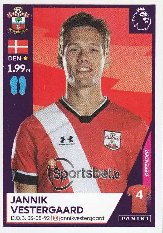 Premier League 2021 - Jannik Vestergaard - Southampton