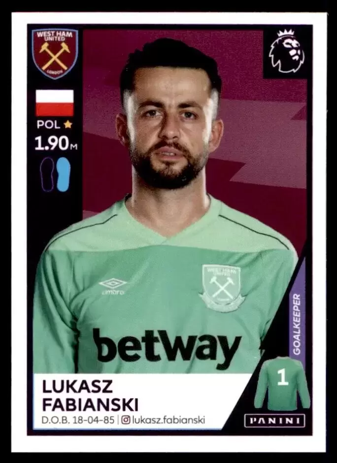 Premier League 2021 - Łukasz Fabiański - West Ham United