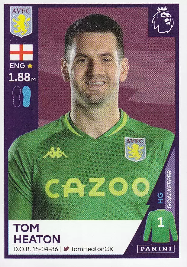 Premier League 2021 - Tom Heaton - Aston Villa