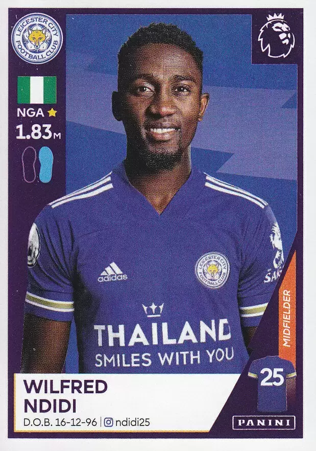 Premier League 2021 - Wilfred Ndidi - Leicester City