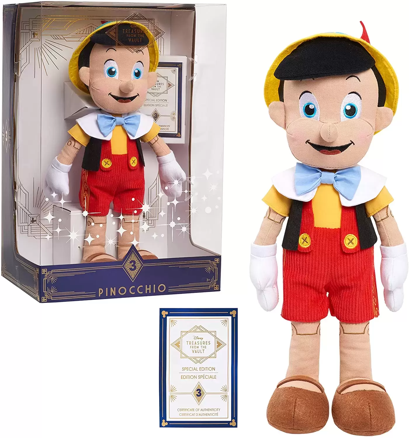 Walt Disney Plush - Disney Treasures From The Vault - Pinocchio