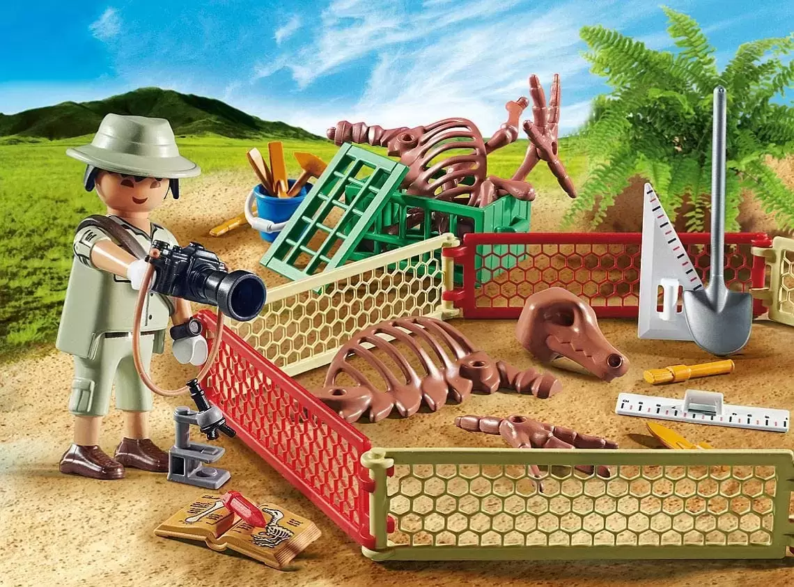 Playmobil Dinosaures - Coffret Cadeau paléontologue
