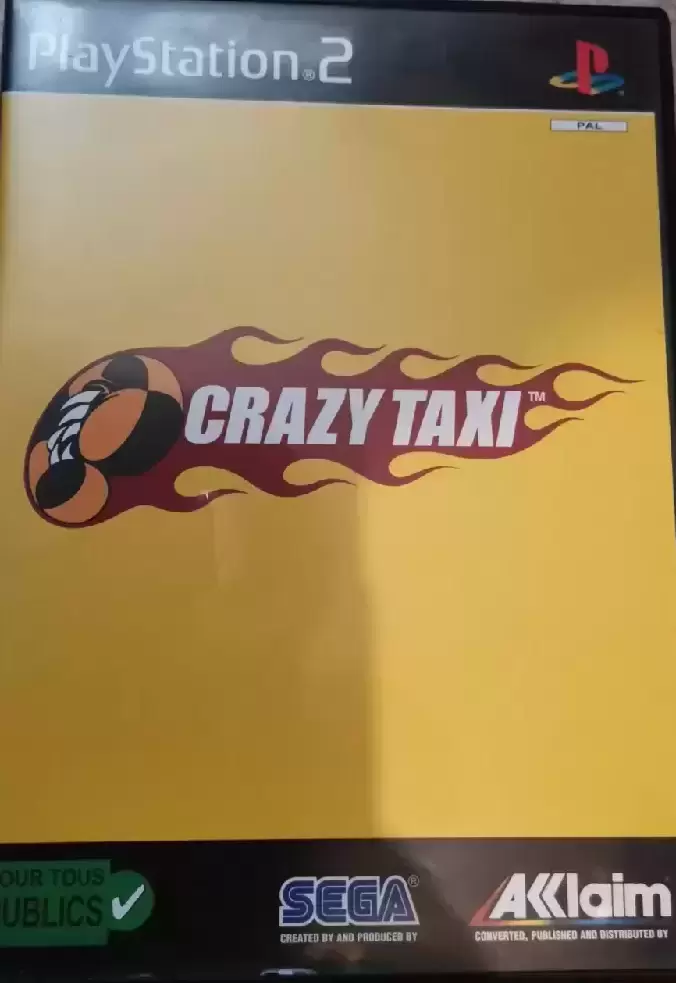 Jeux PS2 - Crazy Taxi