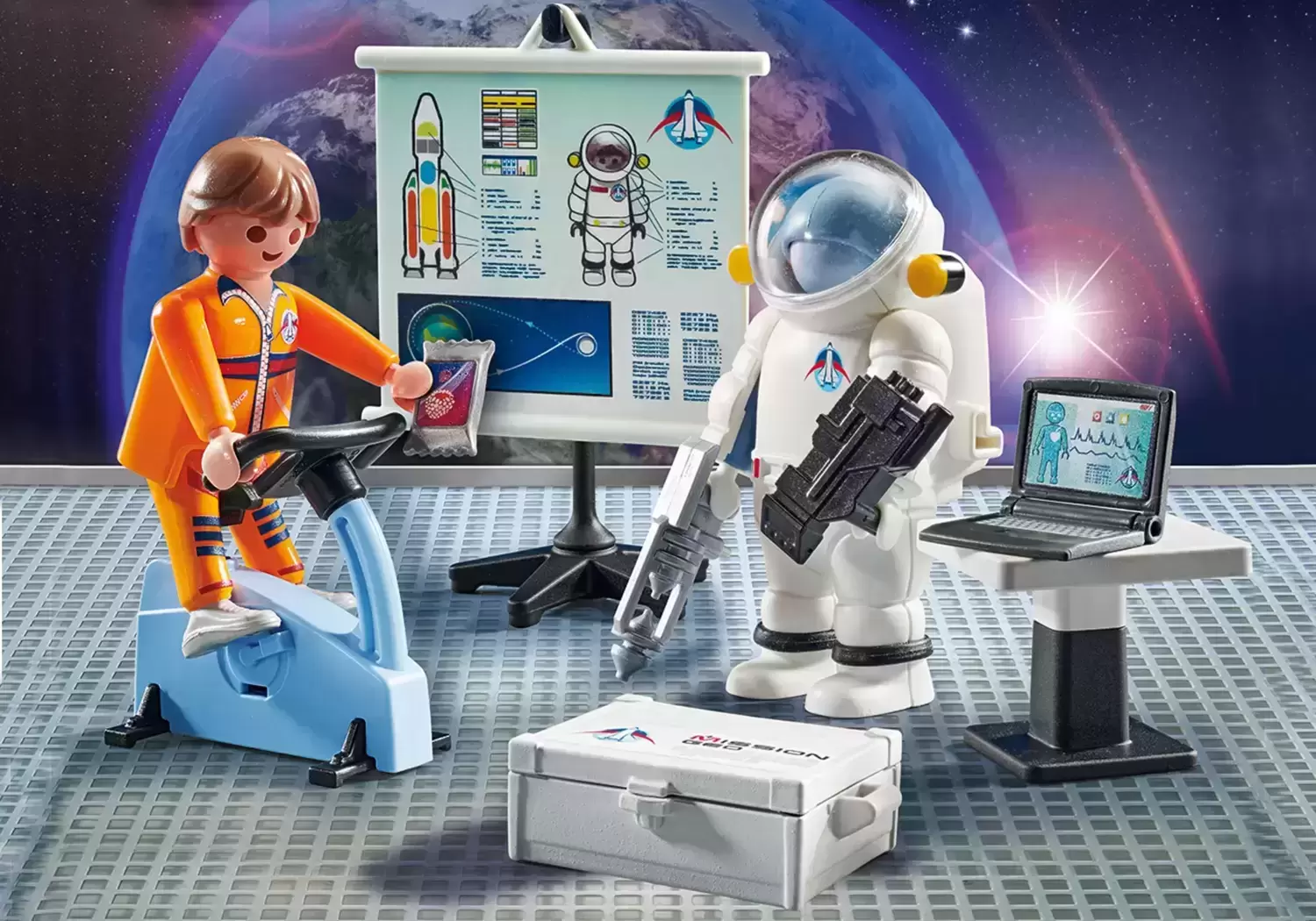 Playmobil Espace - Coffret Cadeau Entrainement d\'Astronaute