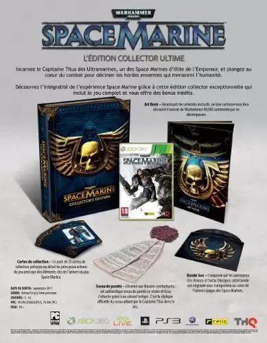 Jeux XBOX 360 - Warhammer 40 000 : Space marine - édition collector ultime