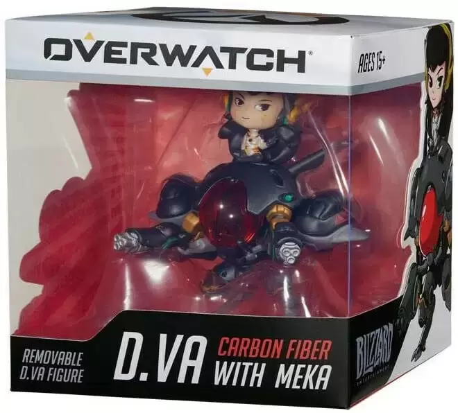 Cute But Deadly - Overwatch - D.VA With MEKA Carbon Fiber