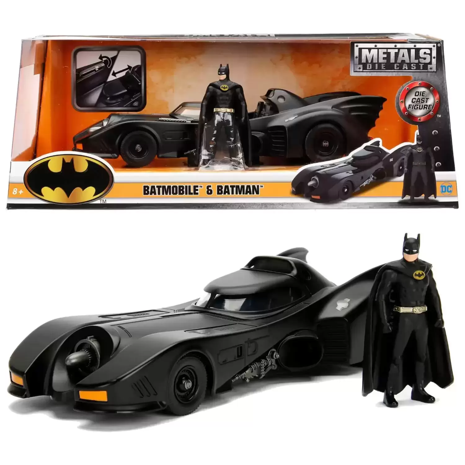 Jada Toys Hollywood Rides - Batman 1989 Batmobile 1:24