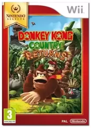 Nintendo Wii Games - Donkey Kong Country Returns - Nintendo Selects