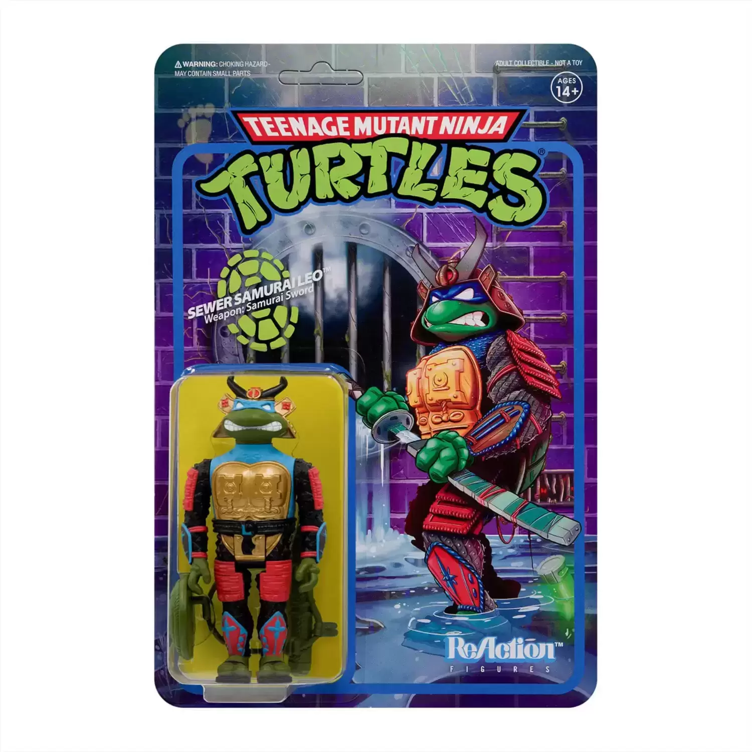 ReAction Figures - TMNT - Sewer Samurai Leo