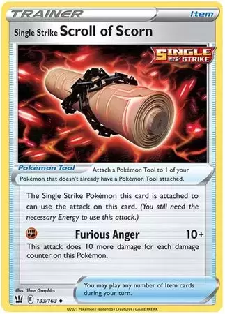 Battle Styles - Single Strike Scroll of Scorn