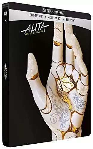 Blu-ray Steelbook - Alita : Battle Angel [4K Ultra HD + Blu-ray 3D + Blu-ray - Édition Limitée SteelBook]