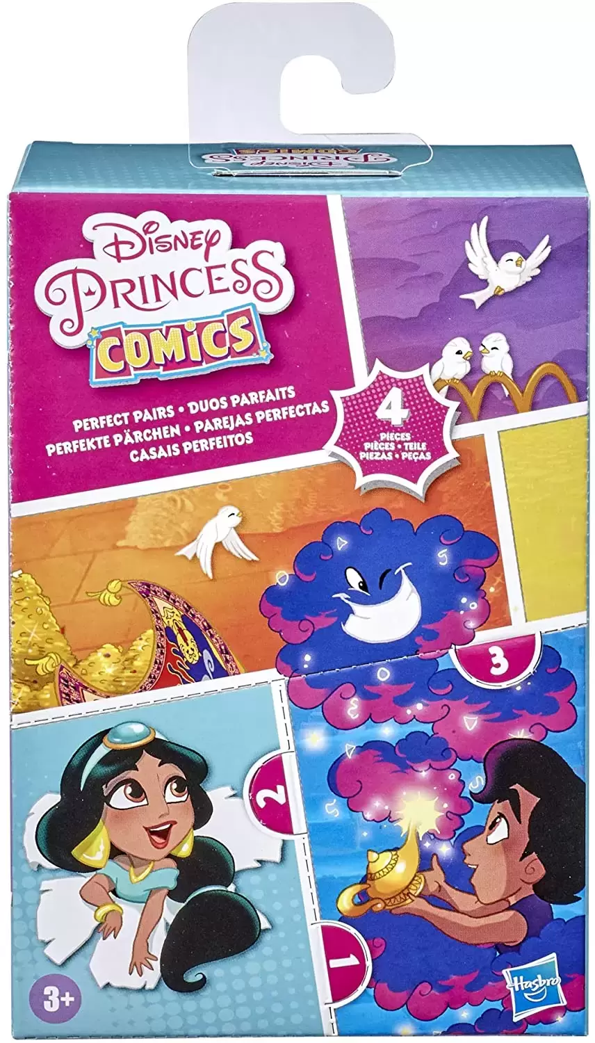 Disney Princess Poseable Comic Collection - Perfect Pairs Jasmine And Aladdin