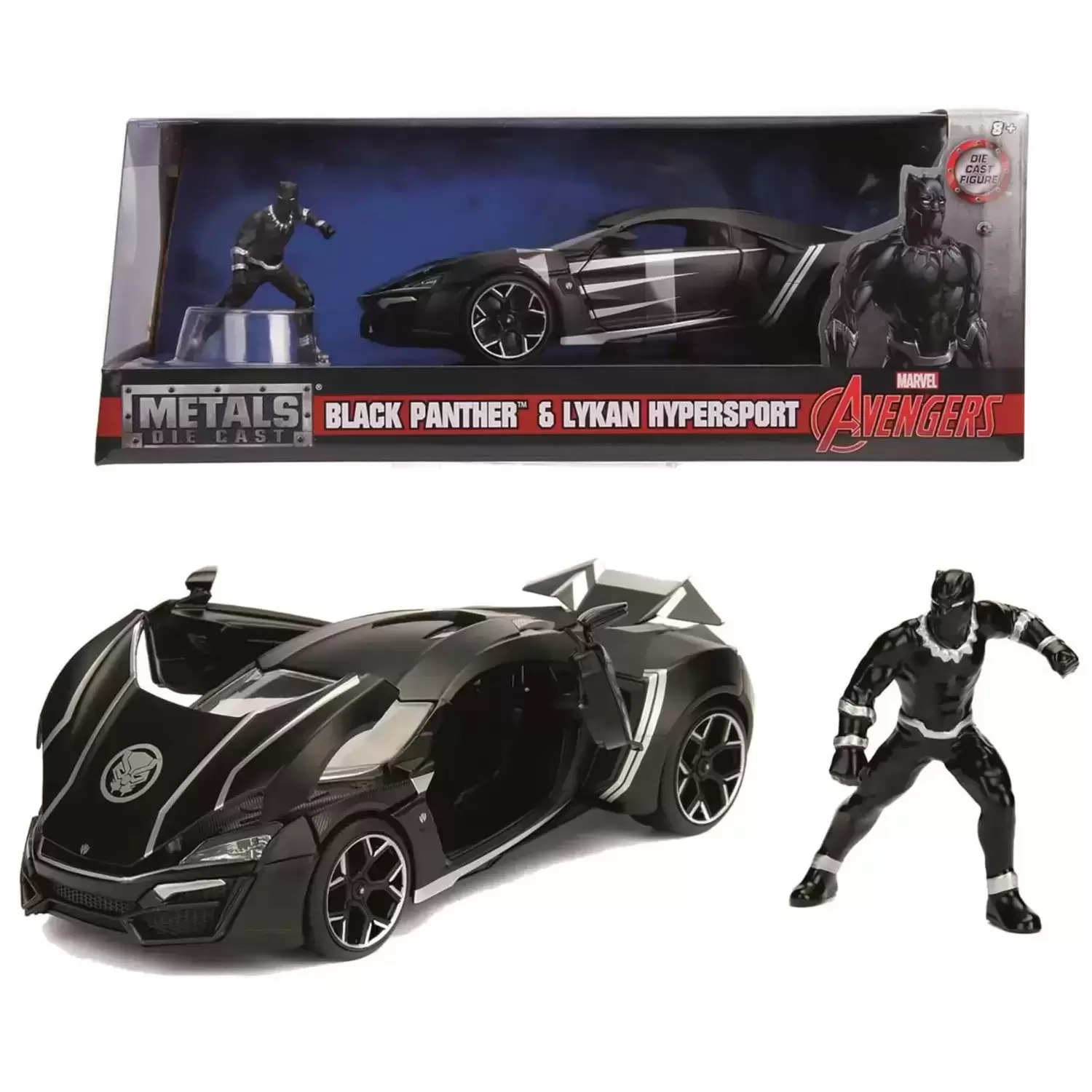 Jada Toys - Black Panther & Lykan Hypersport 1:24