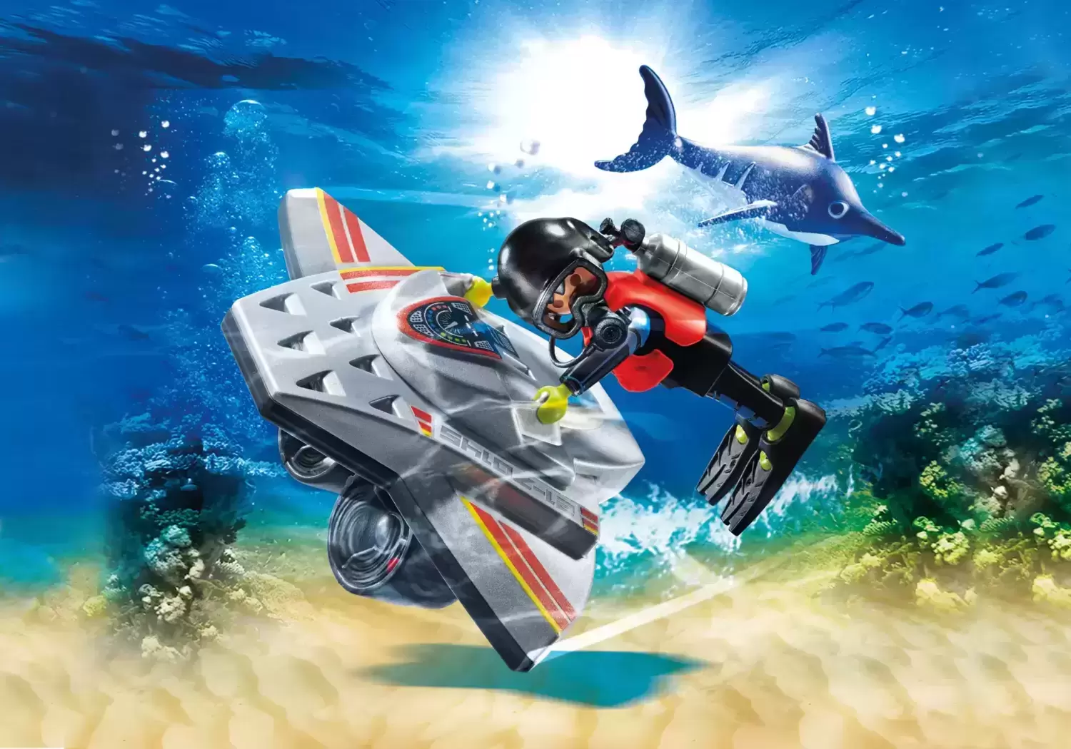 Playmobil Rescuers & Hospital - Diving Scooter