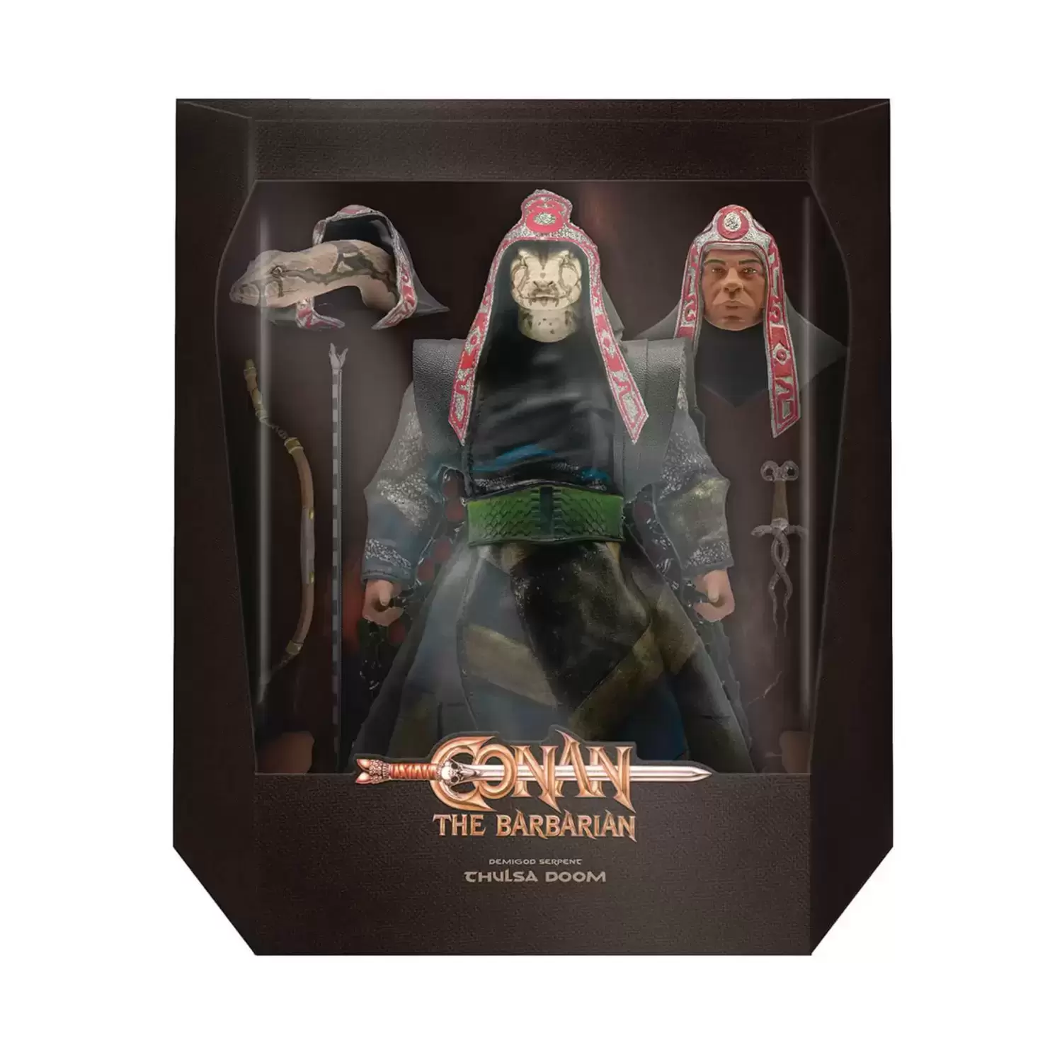 Super7 - ULTIMATES! - Conan The Barbarian - Demigod Serpent Thulsa Doom