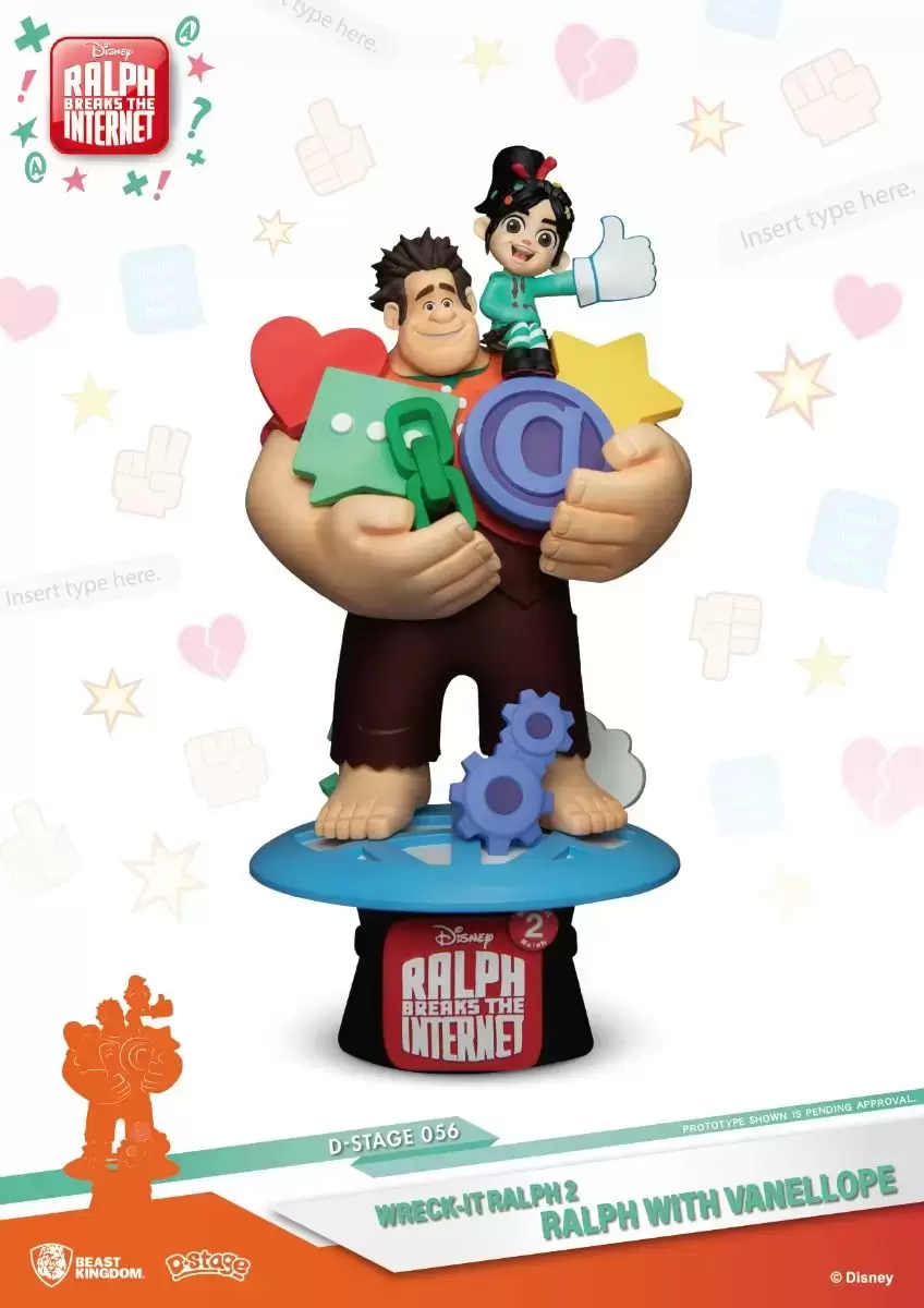 D-Stage - Wreck it Ralph - Ralph with Vanellope