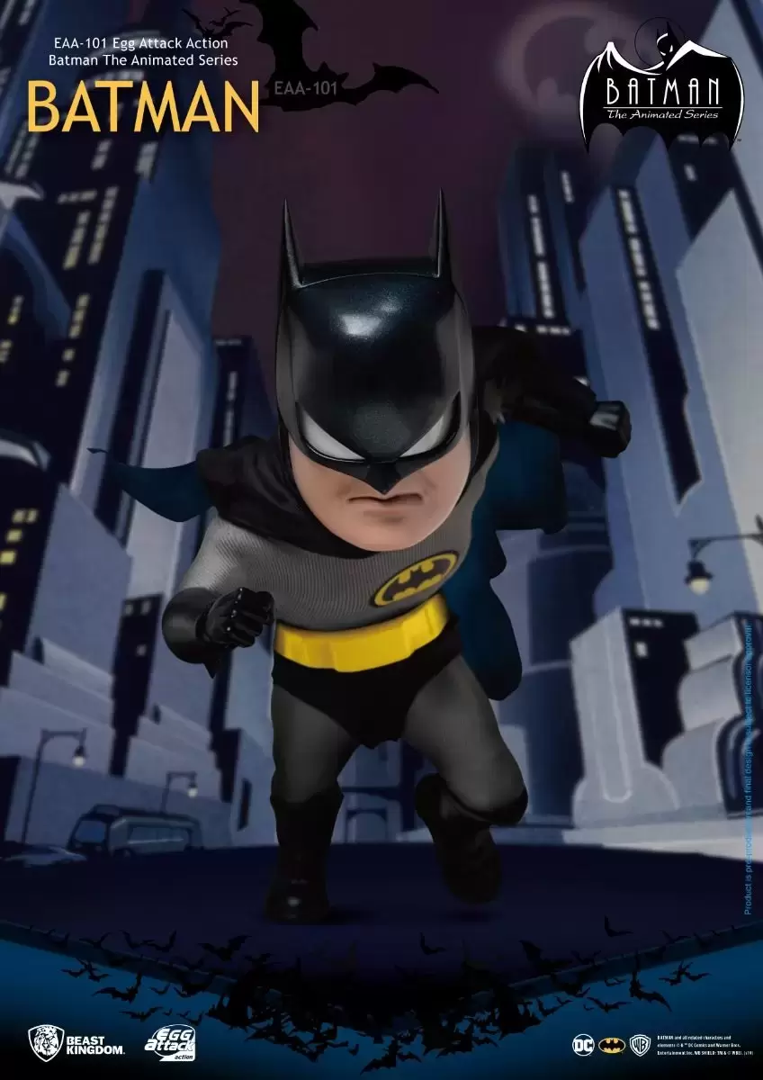 Egg Attack Action - Batman The Animated Series - BATMAN